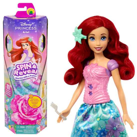 Disney Princess Fashion Doll Spin & Reveal Ariel - Wave 1